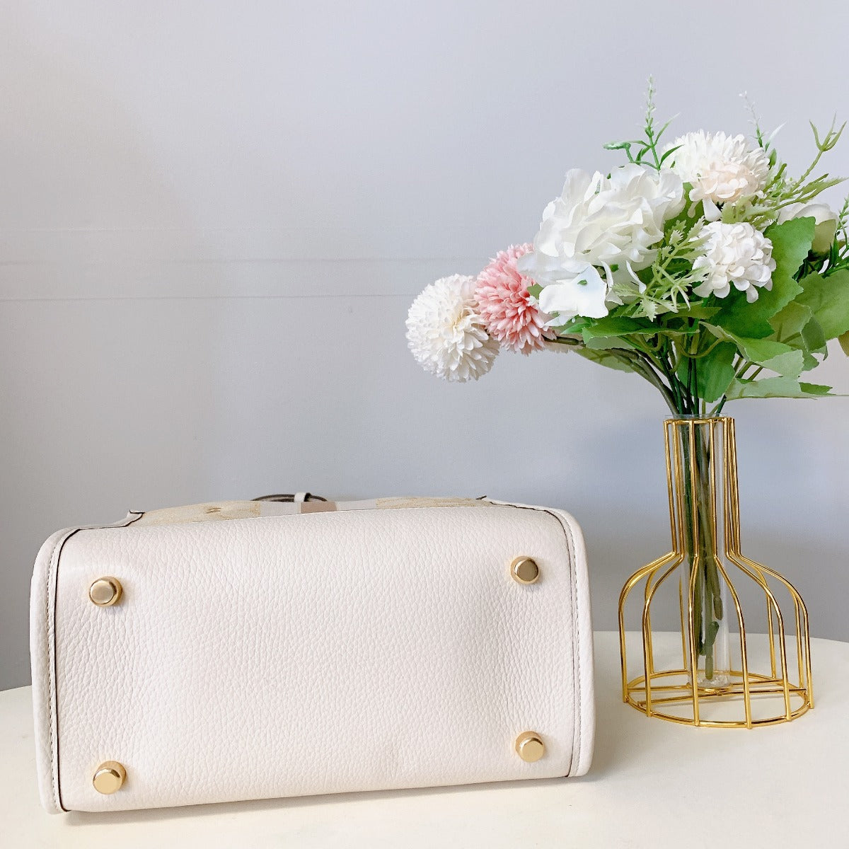Coach C8448 Dempsey Carryall In Signature Jacquard With Stripe And Coach Patch In Gold/Light Khaki Chalk Coach C8448 Dempsey Carryall In Signature Jacquard With Stripe And Coach Patch In Gold/Light Khaki Chalk